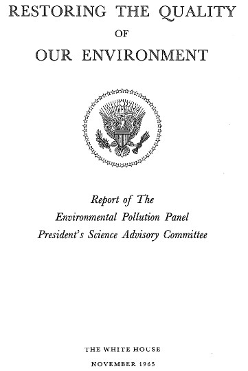 environment Report 1965 climate warmingUSA